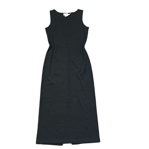 Maggy London Sleeveless Tank/Sheath Midi Dress Sz PS Black 58F - Picture 2 of 6